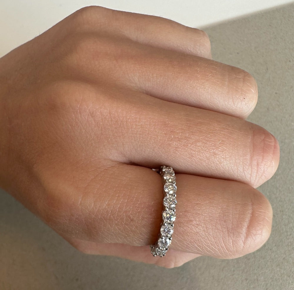 1.5 carat sales eternity band