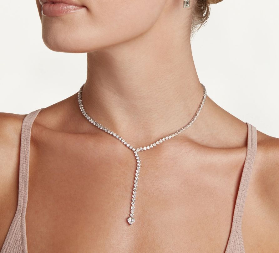 Heart Drop Necklace 15CT